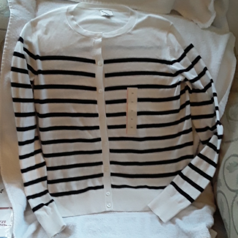 A New Day Womens Striped Sweater